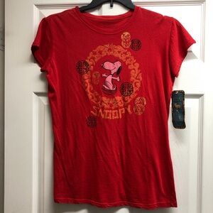 Peanuts Red Snoopy Graphic Short Sleeve Tee